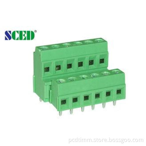 3.81mm PCB Terminal Block Electrical , 10A Screw Clamp Term